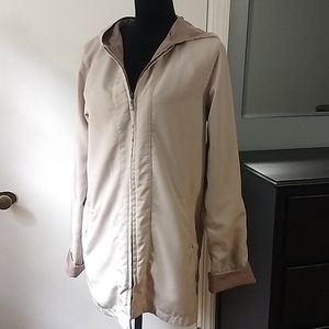 St John's Bay Hooded Reversible Rain Coat